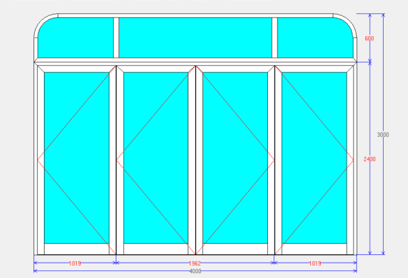 Hình vòm trong Window Star Preminum